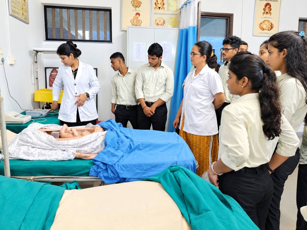 Field visit at Nursing College